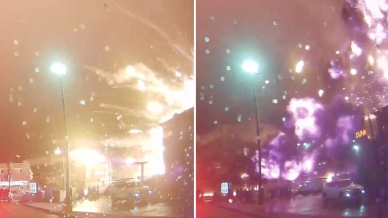 Disturbing new video captures moment deadly plane crashes unfolds in Philadelphia