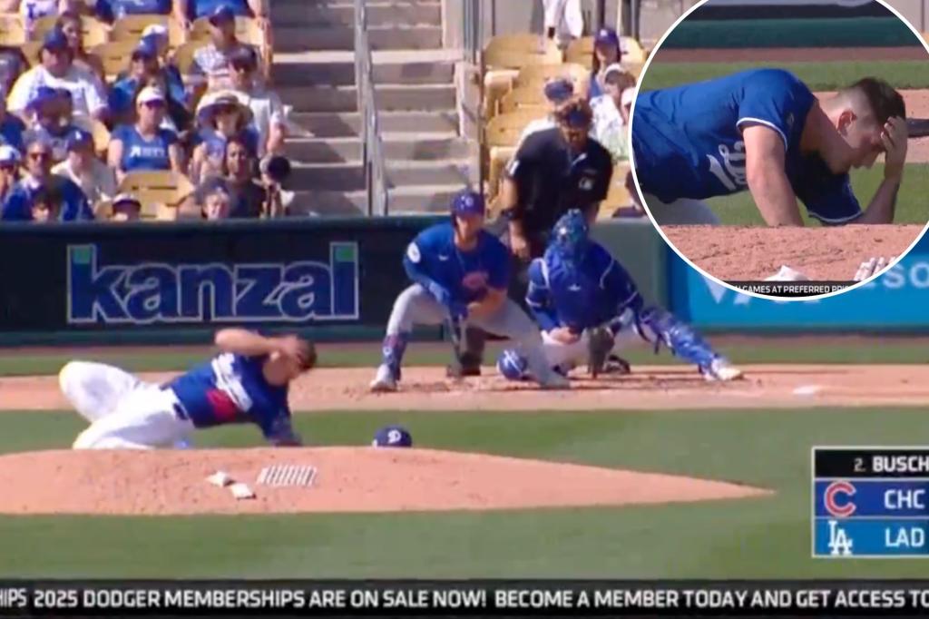 Dodgers’ Bobby Miller hit in head with 106 mph line drive in scary scene