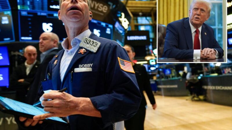 Dow skids over 300 points after Trump tariffs spook Wall Street