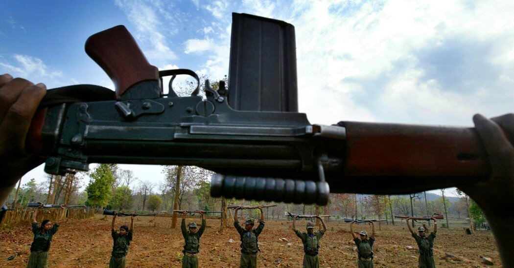 Dozens of Maoist Guerrillas Killed in Central India, Officials Say