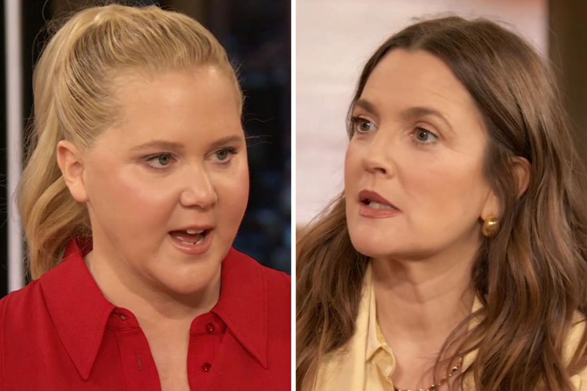 Drew Barrymore And Amy Schumer Bond Over Sleeping With “Stupid Men”