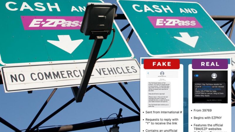 E-ZPass scammers try to cash in on NYC congestion pricing with phony text-message shakedown