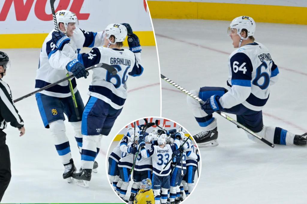 Finland beats Sweden in dramatic overtime win in 4 Nations Face-Off