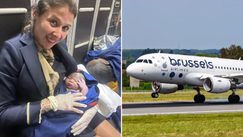 Flight attendant helped deliver ‘magical’ baby girl shortly after take off