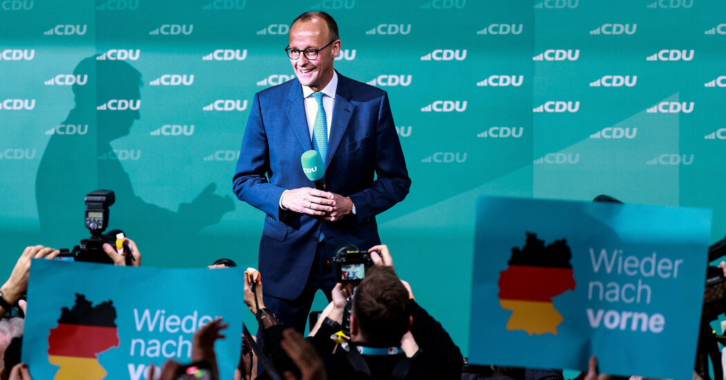 Friedrich Merz German elections – The New York Times