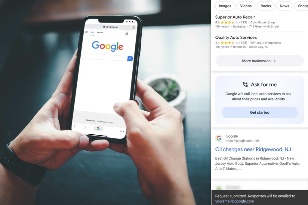 Googles new ‘Ask for Me’ feature uses AI to call businesses for you