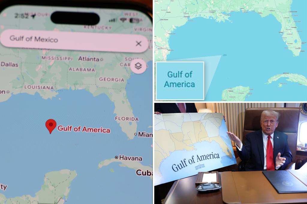 ‘Gulf of America’ now appears on Google Maps after Trump executive order