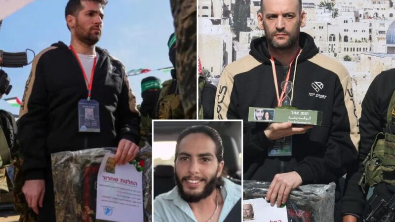 Hamas taunts Israel hostages Sagui Dekel-Chen and Matan Zanguaker with gifts