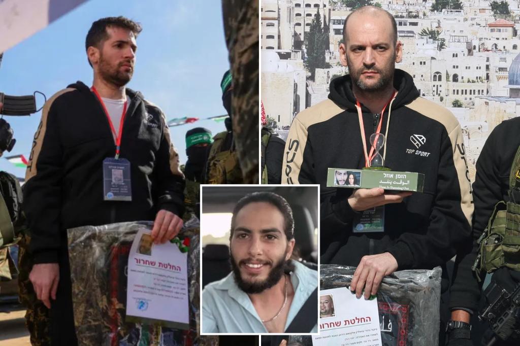 Hamas taunts Israel hostages Sagui Dekel-Chen and Matan Zanguaker with gifts