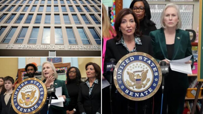 Hochul, Gillibrand warn NY communities will increase property taxes if Trump cuts DOE