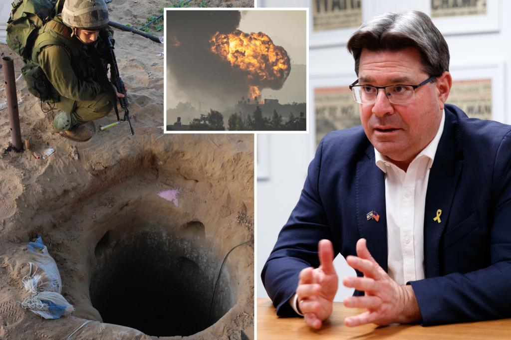 ‘Hundreds of miles’ of tunnels remain in Gaza: Israel consul general