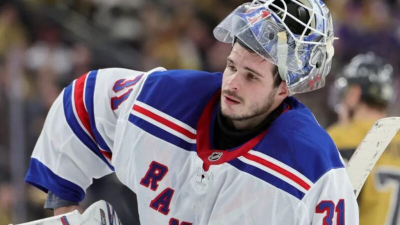 Igor Shesterkin practicing again and his Rangers return is imminent