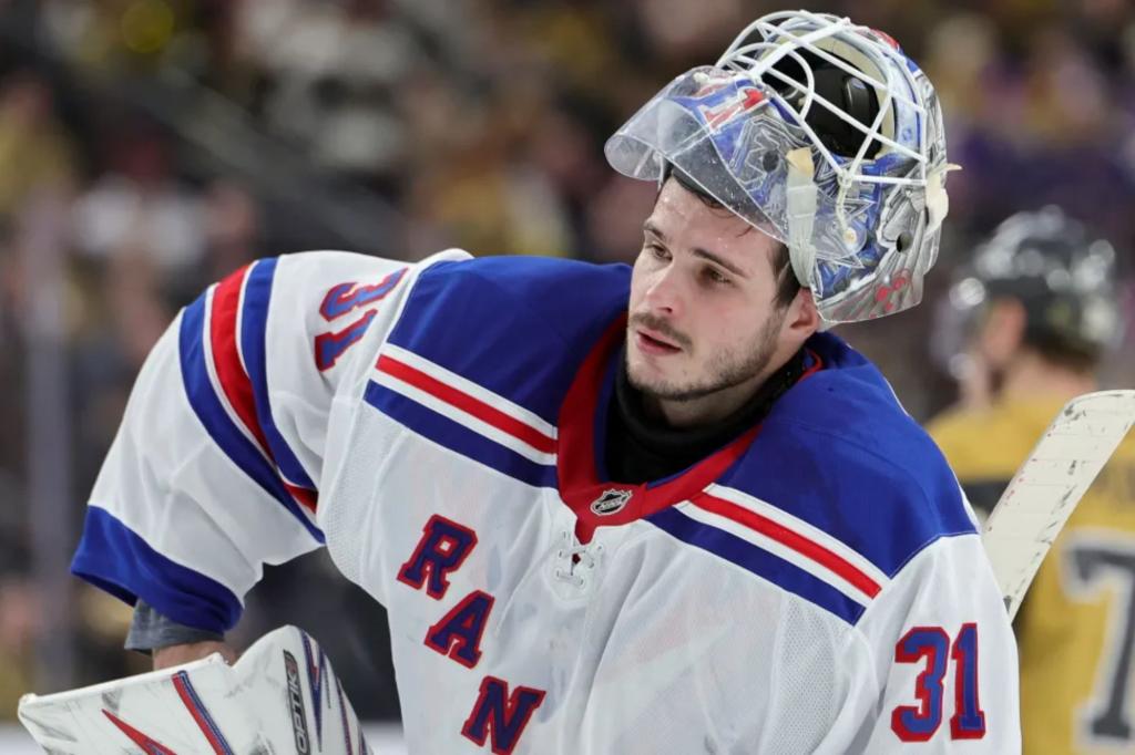 Igor Shesterkin practicing again and his Rangers return is imminent