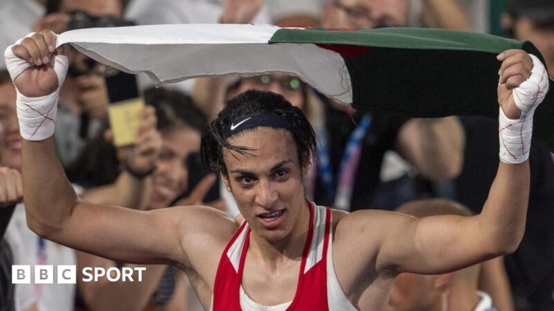 Imane Khelif: Boxer says she is ‘not going anywhere’ following legal action announcement