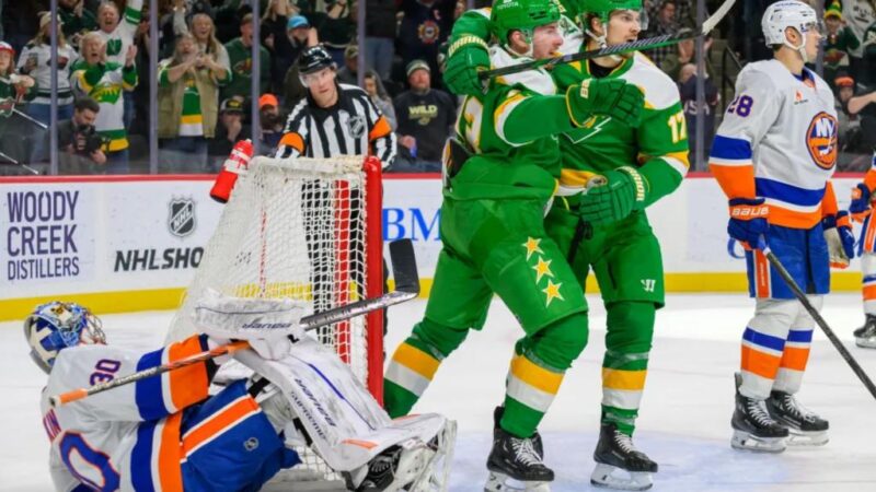 Islanders throttled by Wild, head into 4 Nations break on sour note