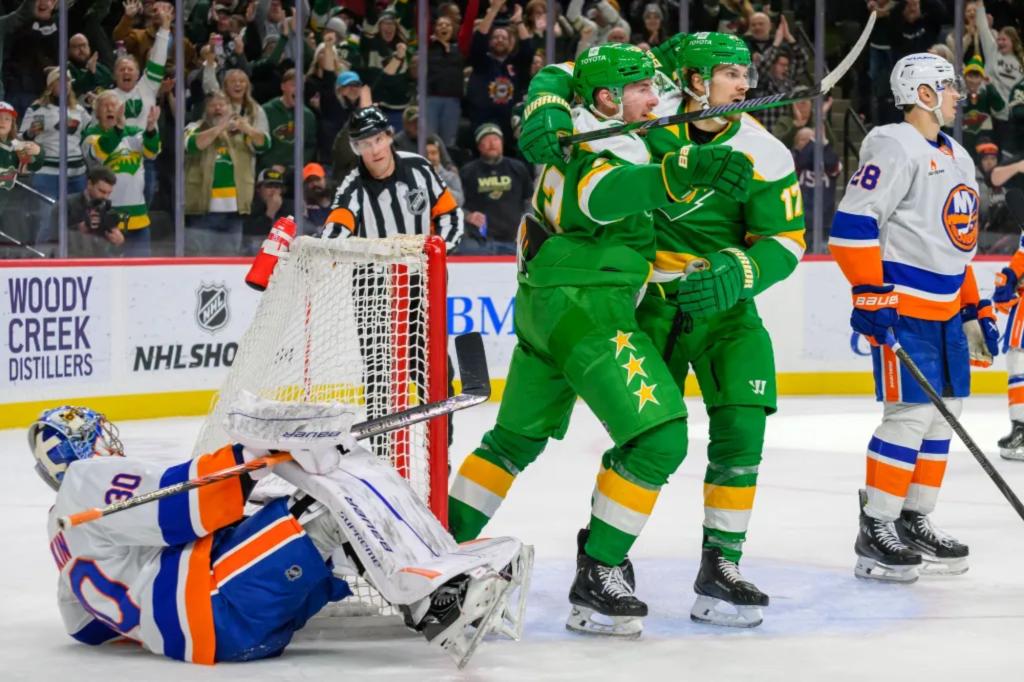 Islanders throttled by Wild, head into 4 Nations break on sour note