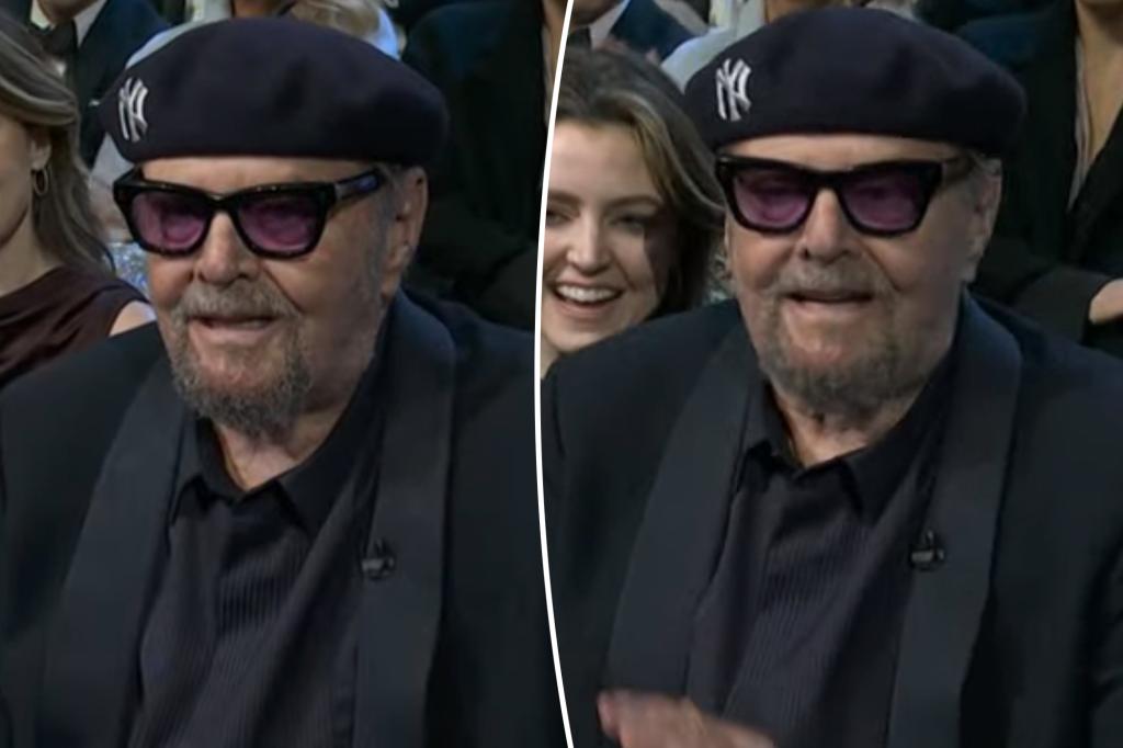 Jack Nicholson, 87, makes surprise cameo on ‘SNL 50’ special