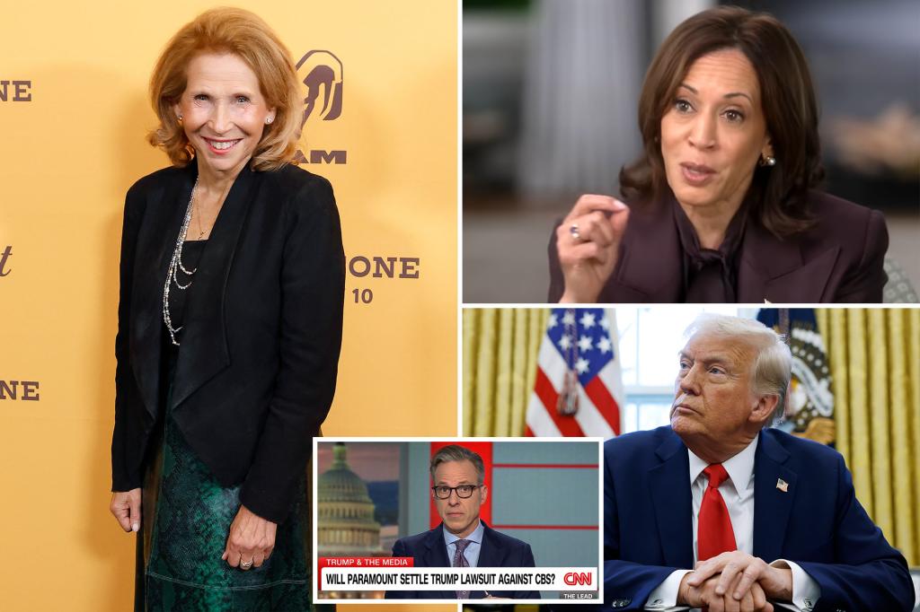 Jake Tapper slams Shari Redstone, Paramount over Trump ’60 Minutes’ suit