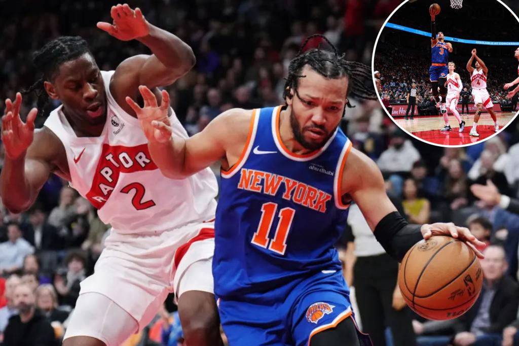 Jalen Brunson’s late heroics help Knicks fend off pesky Raptors