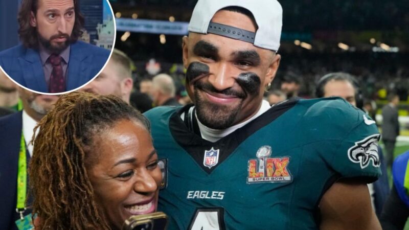 Jalen Hurts’ mom confronted me at Super Bowl party