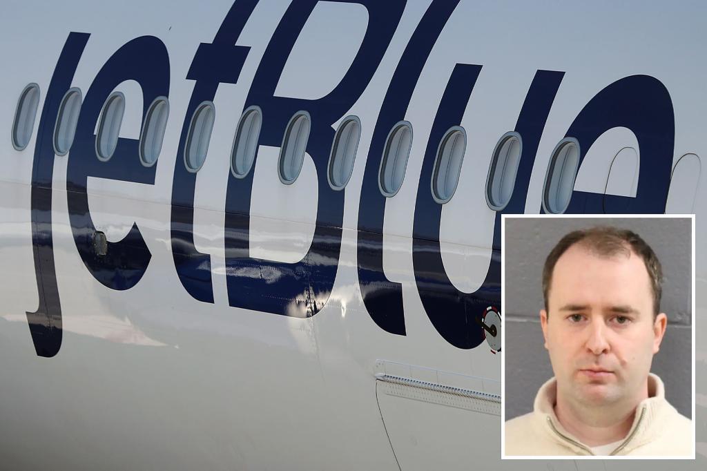 JetBlue pilot hauled off plane on child sex warrant moments before flying from Boston to Paris