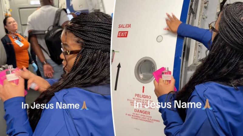 Jetblue passenger blesses plane with holy water amid spate of airplane disasters: ‘In Jesus’ name, we pray’