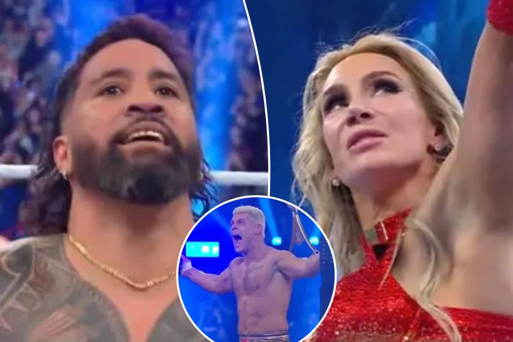 Jey Uso, Charlotte Flair win