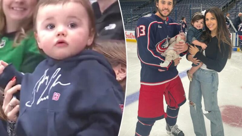 Johnny Gaudreau’s son serenaded by NHL fans on 1st birthday