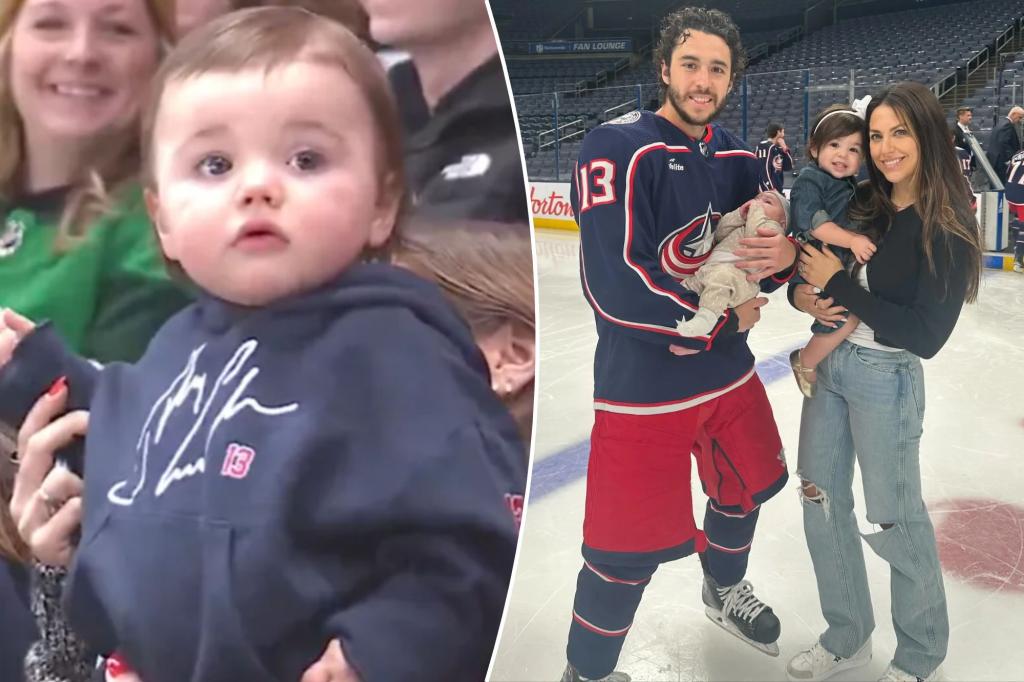 Johnny Gaudreau’s son serenaded by NHL fans on 1st birthday