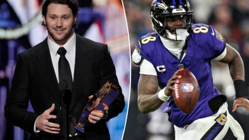 Josh Allen edges out AP All-Pro quarterback Lamar Jackson for NFL MVP