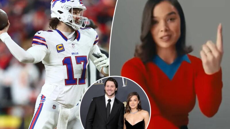 Josh Allen’s fiancee Hailee Steinfeld savagely roasts Bills’ AFC East rivals