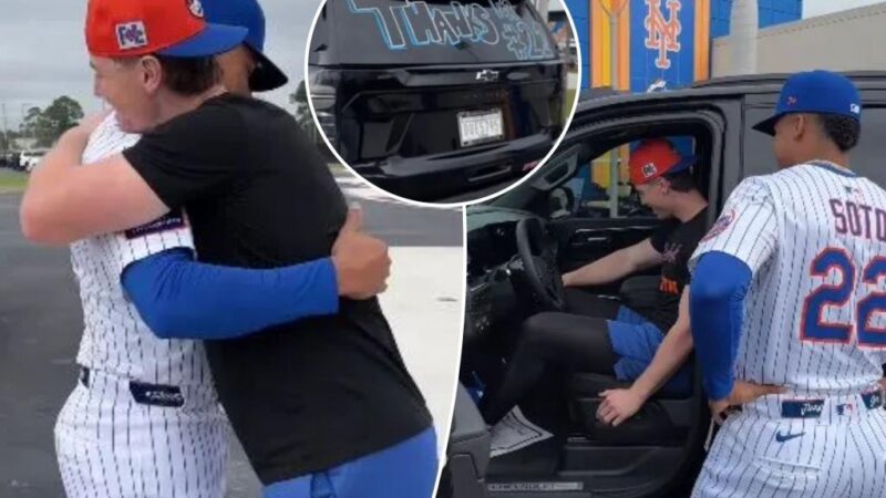 Juan Soto gifts Mets teammate Brett Baty new car for giving up No. 22