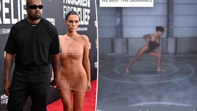 Kanye West boasts that he and wife Bianca Censori ‘beat the Grammys’ with their naked red carpet stunt