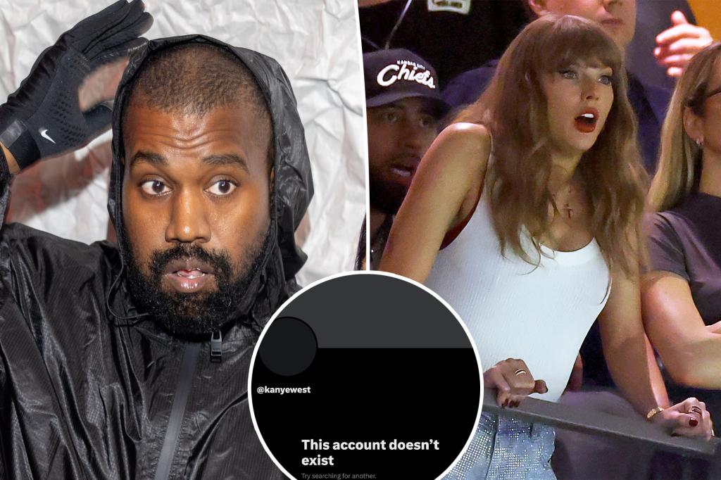 Kanye West dramatically quits X after Super Bowl 2025 jibe at Taylor Swift