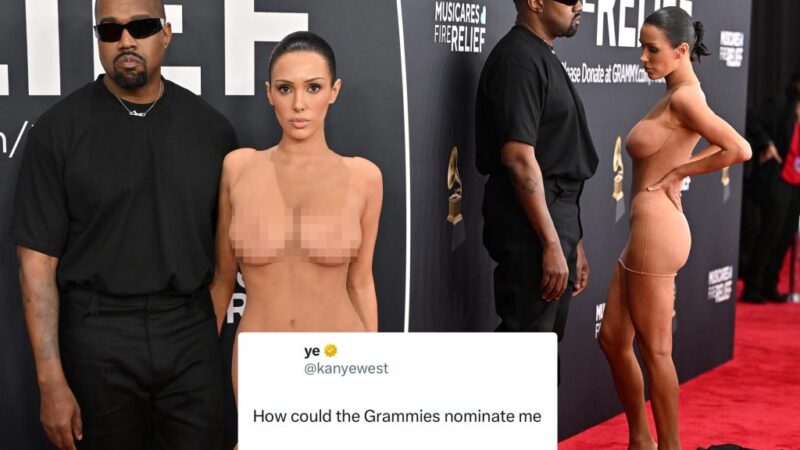 Kanye West returns to social media, claims he and wife Bianca Censori weren’t given Grammys tickets