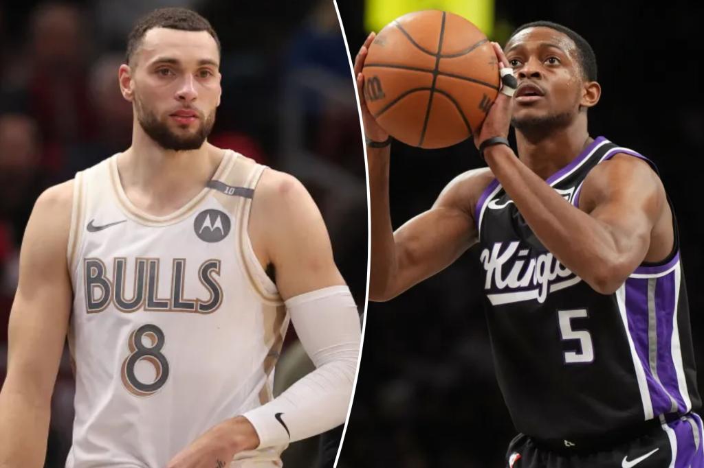 Kings trading De’Aaron Fox to Spurs in three-team NBA blockbuster for Bulls’ Zach LaVine