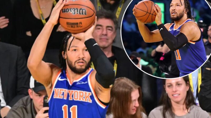 Knicks’ Jalen Brunson fades in 3-point contest after hot start