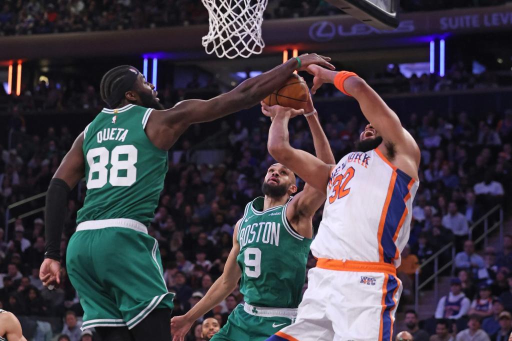 Knicks’ Karl-Anthony Towns shut down by Celtics’ swarming defense