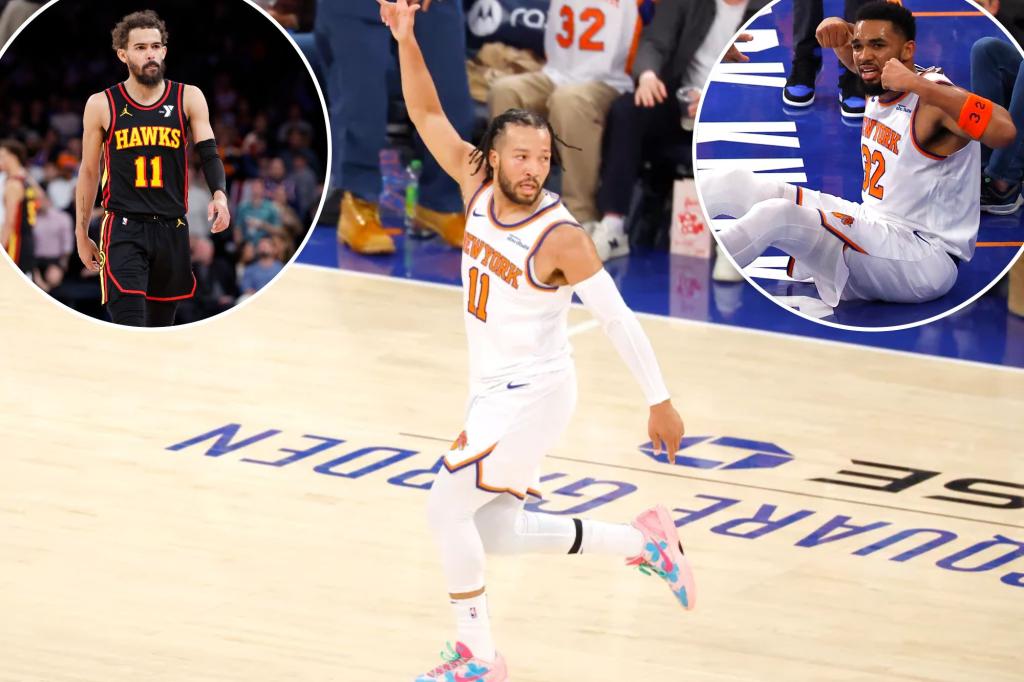 Knicks avert disaster on Jalen Brunson jumper in OT win over Hawks