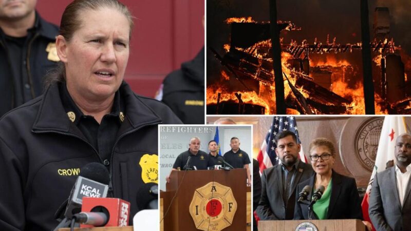 LA fire union blasts Mayor Karen Bass for axing chief Kristin Crowley over wildfire response: ‘Scapegoat’