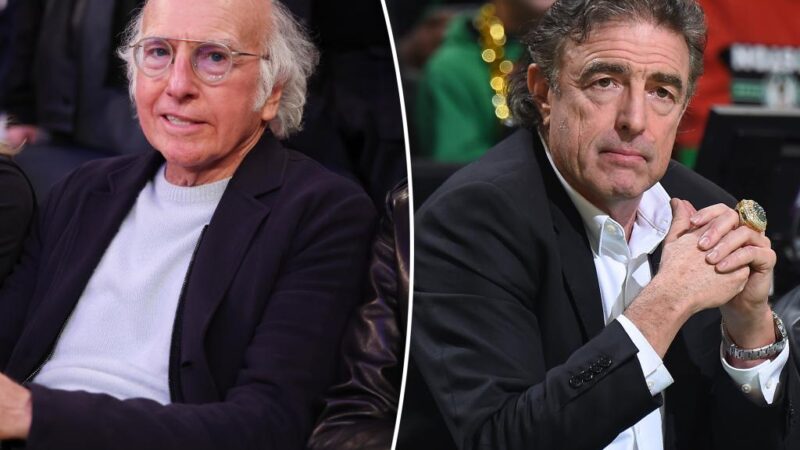 Larry David refuses to try on Celtics ring at Knicks game