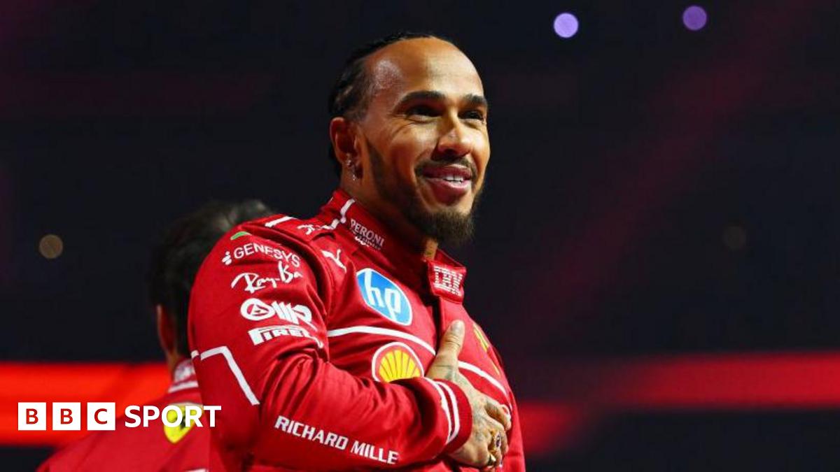 Lewis Hamilton says he is ‘invigorated’ by Ferrari move at F1 75 season launch event