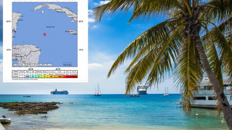 Major earthquake strikes Cayman Islands in Caribbean, triggers tsunami warning