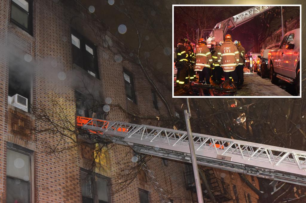 Man killed in NYC apartment fire as woman, child rushed to hospital: NYPD