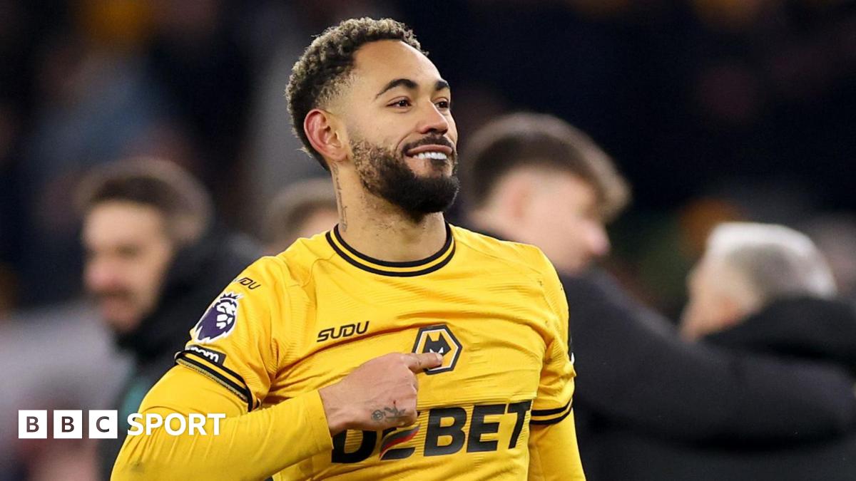 Matheus Cunha: Forward hints he is staying at Wolves with goal celebration