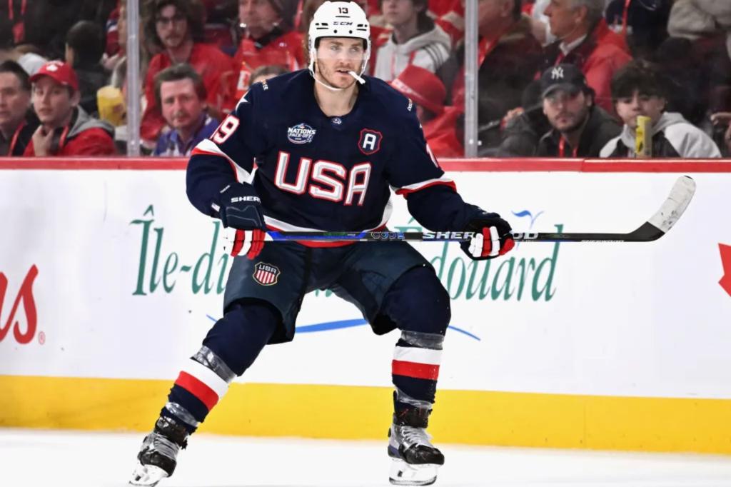 Matthew Tkachuk exits early with lower-body injury: USA coach