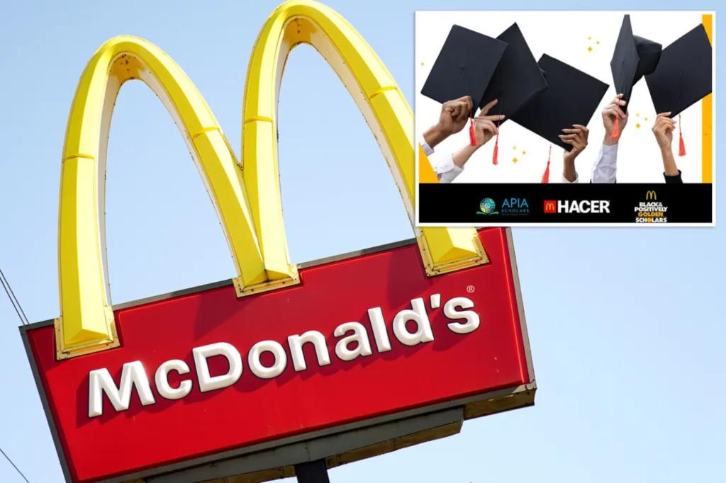 McDonald’s to let white students to apply for Latino scholarships