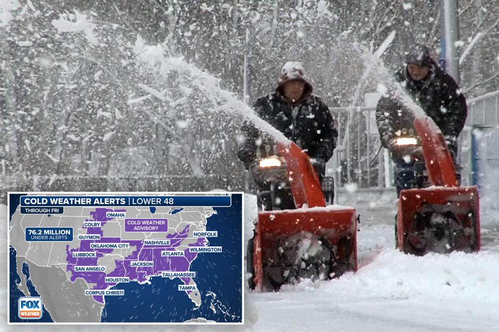 Millions of Americans brace for extreme cold weather