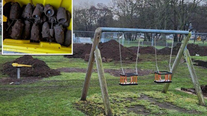 More than 170 WWII bombs found under children’s playground during construction at UK park