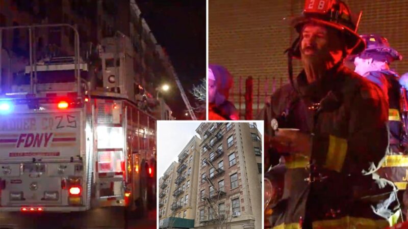 NYC fire tears through building, killing 66-year-old woman